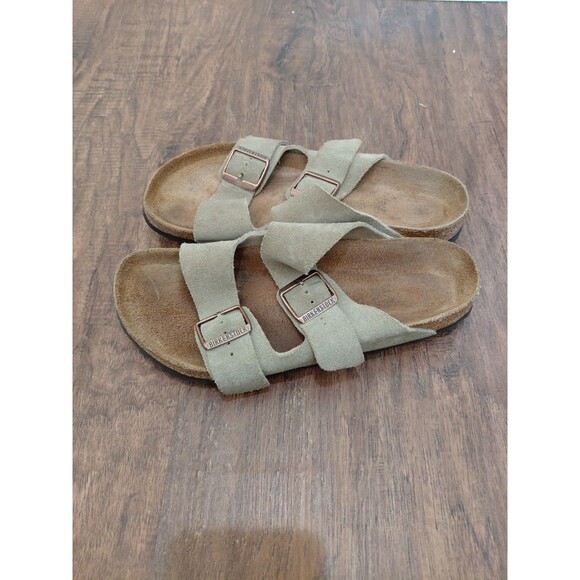 Birkenstock Shoes - Birkenstock Arizona Suede Soft Footbed Sandals Women's Sz 40EU 9US Regul